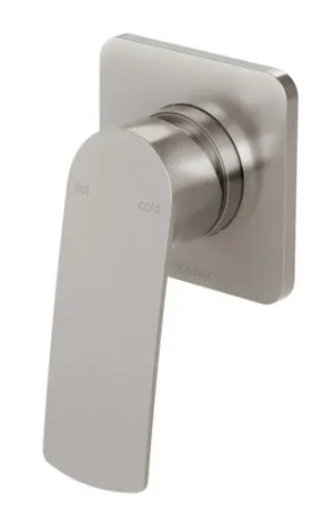 Mekko Switchmix Shower Wall Mixer Brushed Nickel In Chrome Finish By Phoenix by PHOENIX, a Bathroom Taps & Mixers for sale on Style Sourcebook