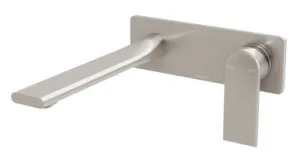 Teel Switchmix Wall Basin/Bath Mixer Set 200mm In Brushed Nickel By Phoenix by PHOENIX, a Bathroom Taps & Mixers for sale on Style Sourcebook