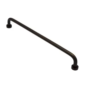 Aged Brass Arched Pull - Daphne Large (240mm overall) by Manovella, a Cabinet Hardware for sale on Style Sourcebook
