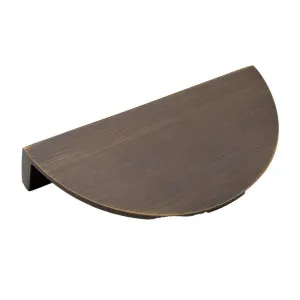 Aged Brass Half Moon Cabinet Pull - Iris by Manovella, a Cabinet Hardware for sale on Style Sourcebook