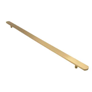 Brushed Brass Oval Profile Cabinet Pull - Imogen Extra Large (500mm overall) by Manovella, a Cabinet Hardware for sale on Style Sourcebook