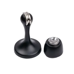 Matt Black Magnetic Door Stop by Manovella, a Door Hardware for sale on Style Sourcebook