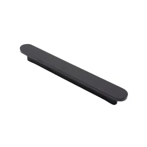 Matt Black Oval Profile Cabinet Pull - Imogen Medium (160mm overall) by Manovella, a Cabinet Hardware for sale on Style Sourcebook