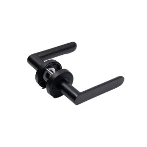 Matt Black Privacy Door Handle - Fairhaven by Manovella, a Door Hardware for sale on Style Sourcebook