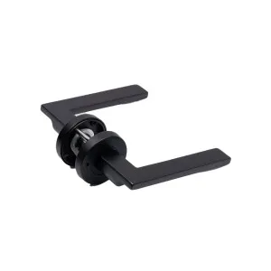 Matt Black Privacy Door Handle - Hamilton by Manovella, a Door Hardware for sale on Style Sourcebook