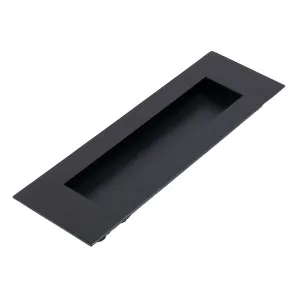 Matt Black Sliding Door Flush Pull 250mm x 80mm by Manovella, a Door Hardware for sale on Style Sourcebook