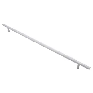 White Knurled Drawer Pull - Charmian Extra Large (500mm overall) by Manovella, a Cabinet Hardware for sale on Style Sourcebook
