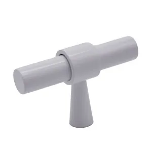White Timeless T-Bar - Cora by Manovella, a Cabinet Hardware for sale on Style Sourcebook