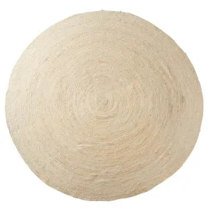 Braided Round Jute Rug - Ivory by null, a Contemporary Rugs for sale on Style Sourcebook