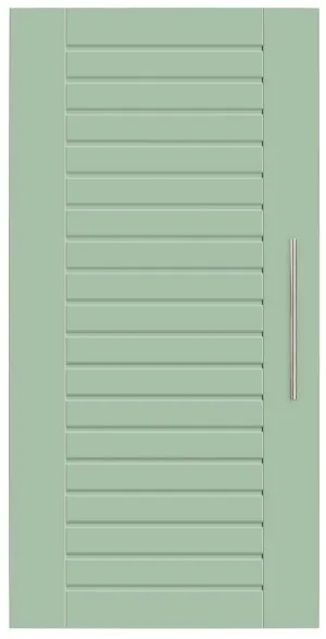 Blonde Oak AWOWS 19H Entrance Door in Dulux Bryophyte by Corinthian Doors, a External Doors for sale on Style Sourcebook