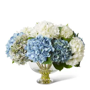 Hydrangea Mix  - Lydia Bowl - 52 x 52 x 46 cm by null, a Plants for sale on Style Sourcebook