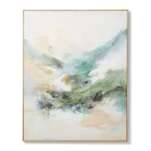 The Moment Hand Painted Wall Art - 120 x 5 x 150 cm by null, a Painted Canvases for sale on Style Sourcebook