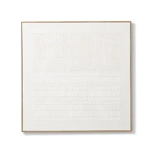 Thiago Hand Painted Wall Art - 100 x 5 x 100 cm by null, a Painted Canvases for sale on Style Sourcebook