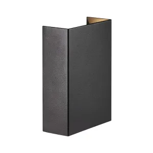Nordlux Fold 10 Up/Down IP54 Wall Light Black by Nordlux, a Outdoor Lighting for sale on Style Sourcebook