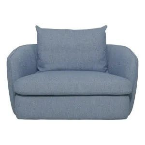 Nest Swivel Armchair in Het Blue by OZ Design, a Chairs for sale on Style Sourcebook