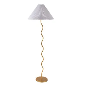 Pontu Floor Lamp Gold by null, a Lighting for sale on Style Sourcebook