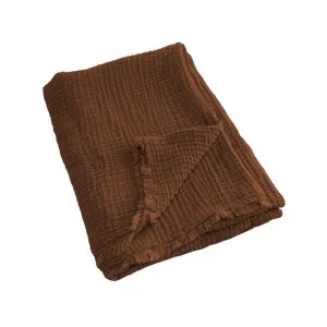 Algodon Capri Cotton Rust Throw by null, a Throws for sale on Style Sourcebook