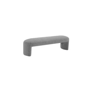 Everet 1.5m Long Ottoman Bench - Pepper Boucle by Interior Secrets - AfterPay Available by Interior Secrets, a Benches for sale on Style Sourcebook