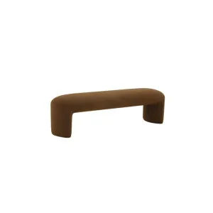 Everet 1.5m Long Ottoman Bench - Brown Boucle by Interior Secrets - AfterPay Available by Interior Secrets, a Benches for sale on Style Sourcebook
