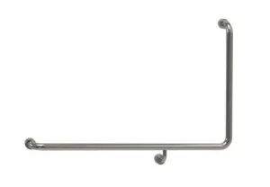 90 Degree Grab Rail (Left Hand) Stainless Steel | Made From Stainless Steel/Satin In Chrome Finish By Oliveri by Oliveri, a Towel Rails for sale on Style Sourcebook