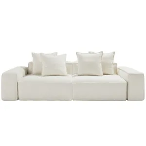Riley Boucle Ivory Modular Sofa - 2 Seater by null, a Sofas for sale on Style Sourcebook