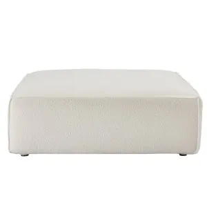 Riley Boucle Ivory Modular Big Ottoman by null, a Ottomans for sale on Style Sourcebook