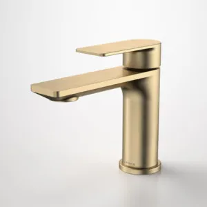 Urbane II Basin Mixer Brushed Lead Free | Made From Brass/Brushed Brass By Caroma by Caroma, a Bathroom Taps & Mixers for sale on Style Sourcebook