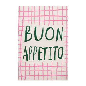 Buon Appetito Pink Green by Gioia Wall Art, a Prints for sale on Style Sourcebook