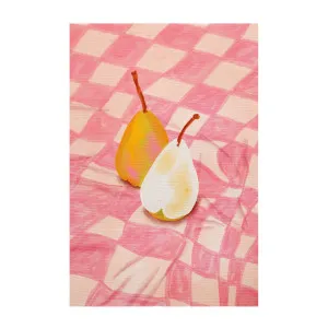 Pear On Checkerboard by Gioia Wall Art, a Prints for sale on Style Sourcebook