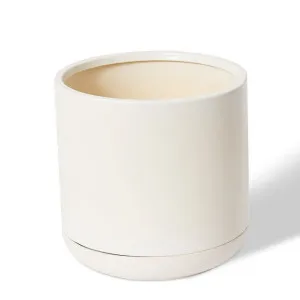 Angu Pot with Tray - 26 x 26 x 26cm by null, a Plant Holders for sale on Style Sourcebook