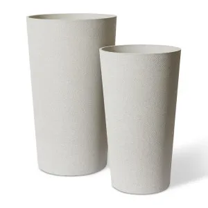 Arturo Tall Agelite Planter Set 2 35 x 35 x 35cm / 43 x 43 x 44cm by null, a Baskets, Pots & Window Boxes for sale on Style Sourcebook