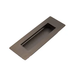 Aged Brass Sliding Door Flush Pull 120mm x 40mm by Manovella, a Door Hardware for sale on Style Sourcebook