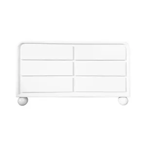Lola Dresser White - 6 Drawer by null, a Dressers & Chests of Drawers for sale on Style Sourcebook