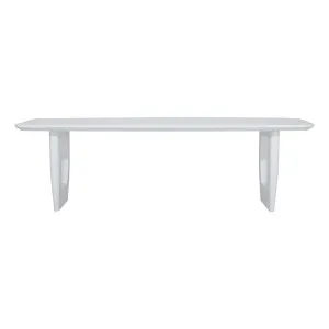 Cortez Dining Table 220cm in Sandblast White by OZ Design, a Dining Tables for sale on Style Sourcebook