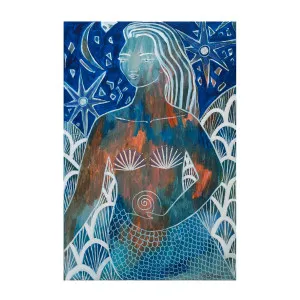 Tamzen, Tanzanite Mermaid by Gioia Wall Art, a Prints for sale on Style Sourcebook