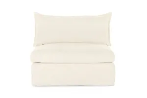 Haven Modular Armless Sofa, Ivory, by Lounge Lovers by Lounge Lovers, a Sofas for sale on Style Sourcebook
