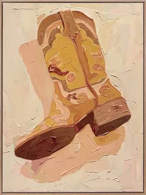 Ranch Boots Canvas Art Print by Urban Road, a Prints for sale on Style Sourcebook
