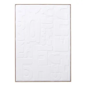 Sculptural Impressions Box Framed Canvas in 100 x 140cm by OzDesignFurniture, a Painted Canvases for sale on Style Sourcebook