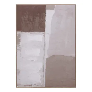 Shades of Beige 1 Box Framed Canvas in 100 x 140cm by OzDesignFurniture, a Painted Canvases for sale on Style Sourcebook