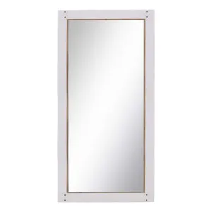 Mango Creek Standing Mirror 100x200cm in White / Clear by OZ Design, a Mirrors for sale on Style Sourcebook