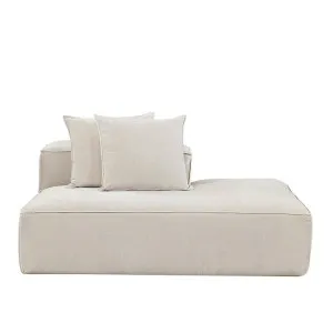 Riley Muse Flax Module Terminal Left by null, a Sofas for sale on Style Sourcebook