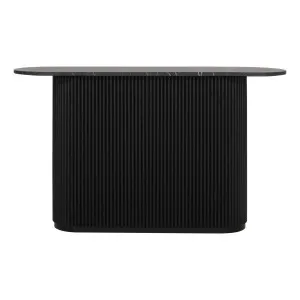 Fonda Console 140cm in Black / Marble by OzDesignFurniture, a Console Table for sale on Style Sourcebook