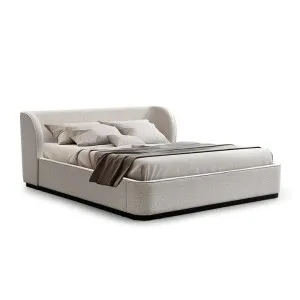 Jamar Queen Bed Frame - Clay Grey by Interior Secrets - AfterPay Available by Interior Secrets, a Beds & Bed Frames for sale on Style Sourcebook