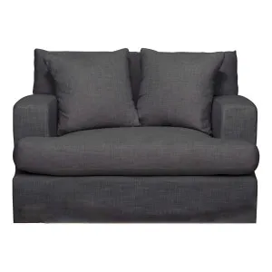 Harley Wide Armchair in Stella Dark Grey by OZ Design, a Chairs for sale on Style Sourcebook