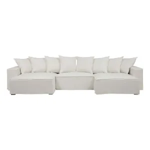 Loft Double Chaise Modular Sofa in Faye White by OZ Design, a Sofas for sale on Style Sourcebook