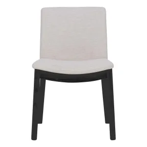 Everest Dining Chair in Beige Fabric / Black by OzDesignFurniture, a Dining Chairs for sale on Style Sourcebook