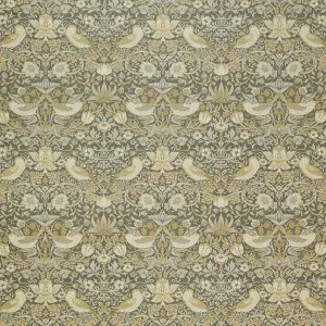 Strawberry Thief Velvet Flint by Wiliam Morris At Home, a Fabrics for sale on Style Sourcebook