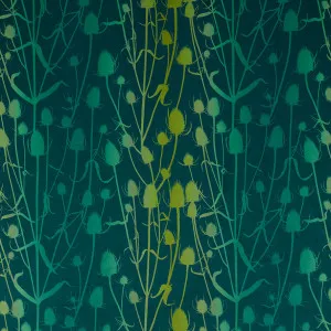 Teasel Peacock by Ashley Wilde - Clarissa Hulse, a Fabrics for sale on Style Sourcebook