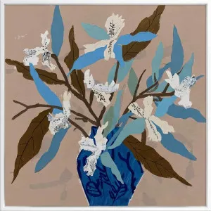 Beach Flowers II Canvas Art Print by Urban Road, a Prints for sale on Style Sourcebook