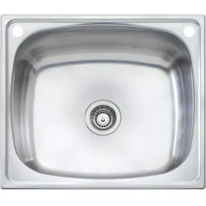 Laundry Tub With Rinse Bypass Kit 70L 2Th | Made From Stainless Steel By Oliveri by Oliveri, a Troughs & Sinks for sale on Style Sourcebook